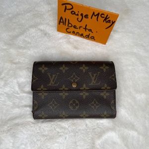 LOUIS VUITTON Monogram Porte Tresor Etui Papiers Trifold Wallet